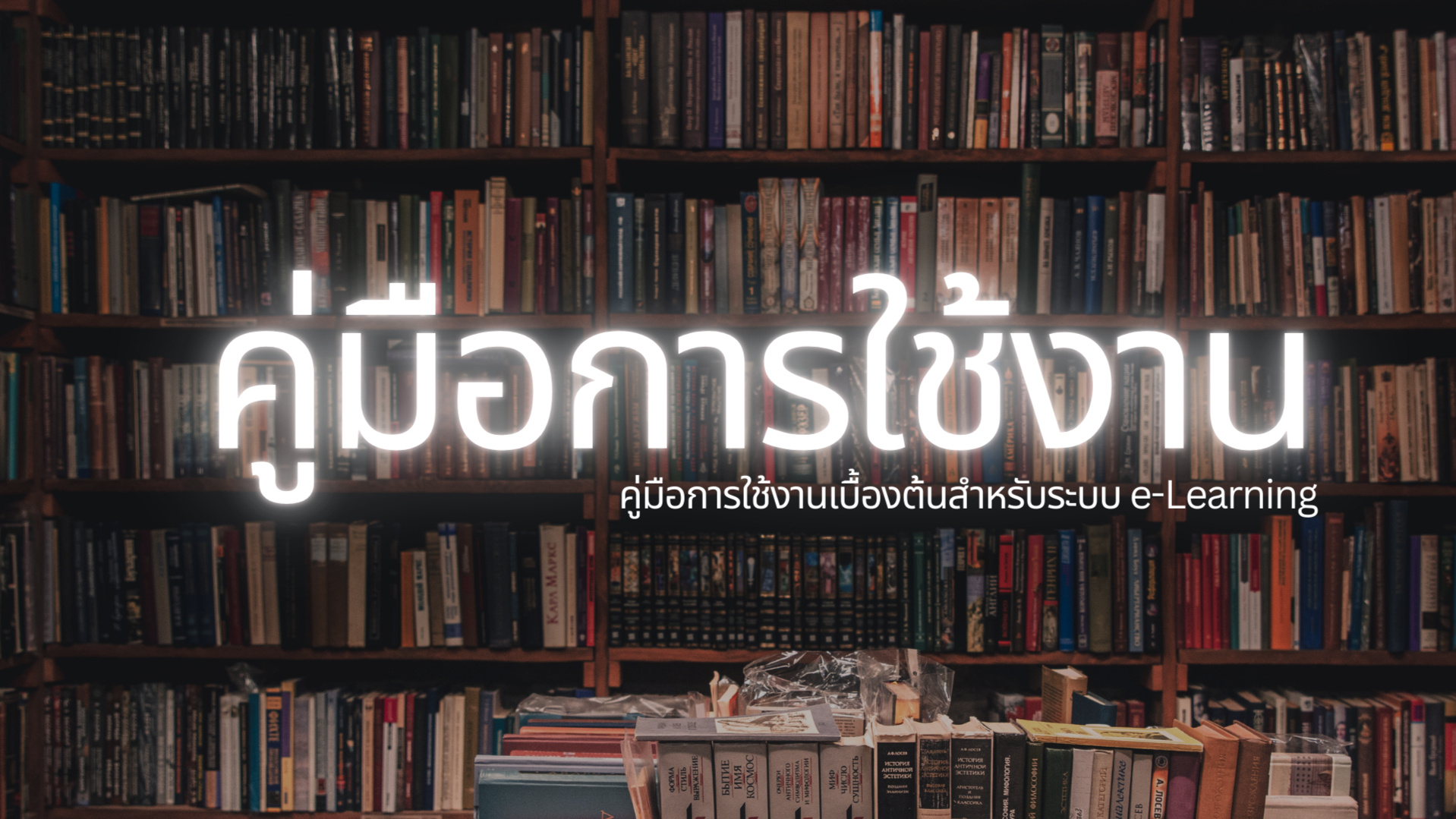 คู่มือการใช้งานแบบตัวหนังสือ